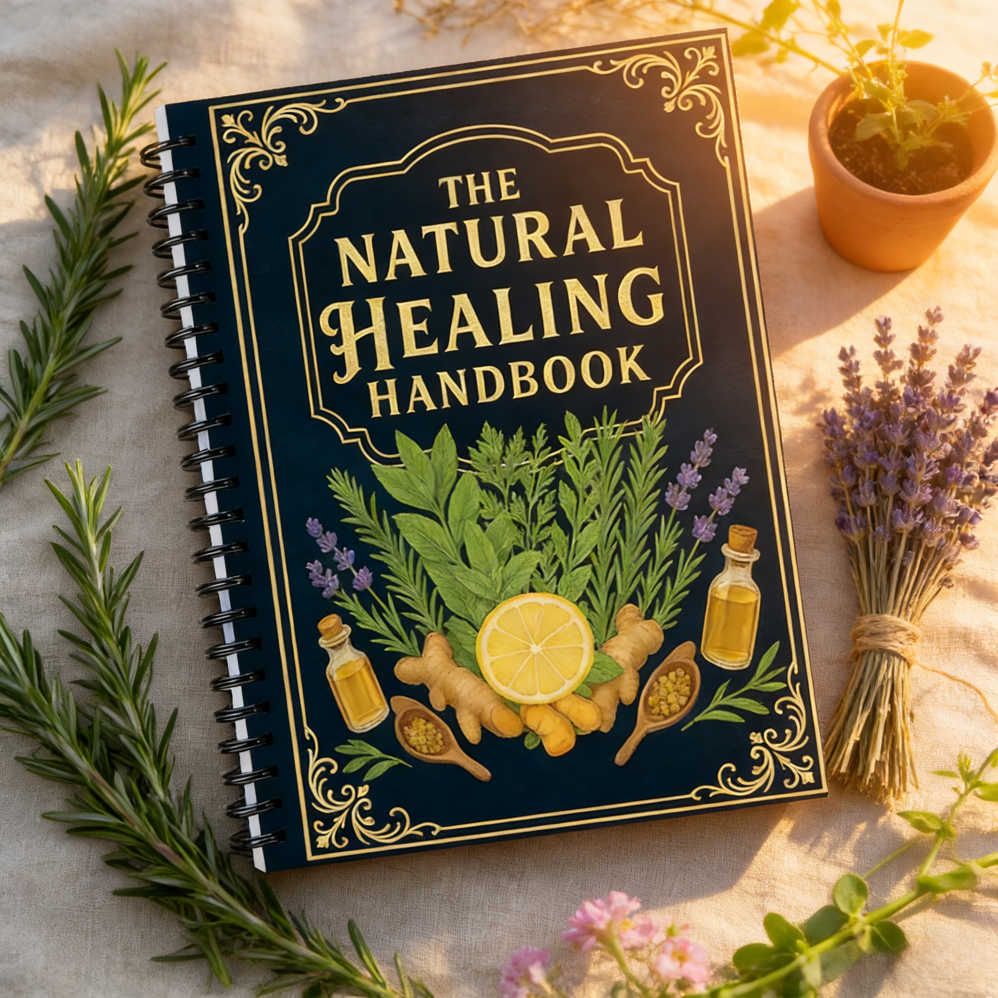 Herbal Wellness Guide - Step-by-Step Herbal Recipe Book for Natural