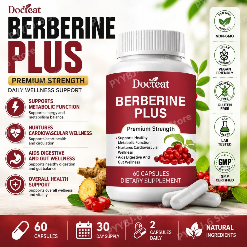 Berberine Plus Supplement 60Ca - đánh giá và giá Herbal Wellness For You