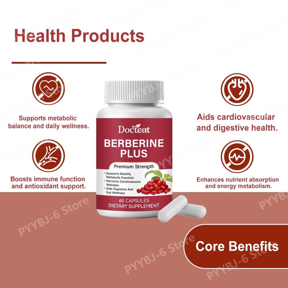 Berberine Plus Supplement 60Ca - đánh giá và giá Herbal Wellness For You