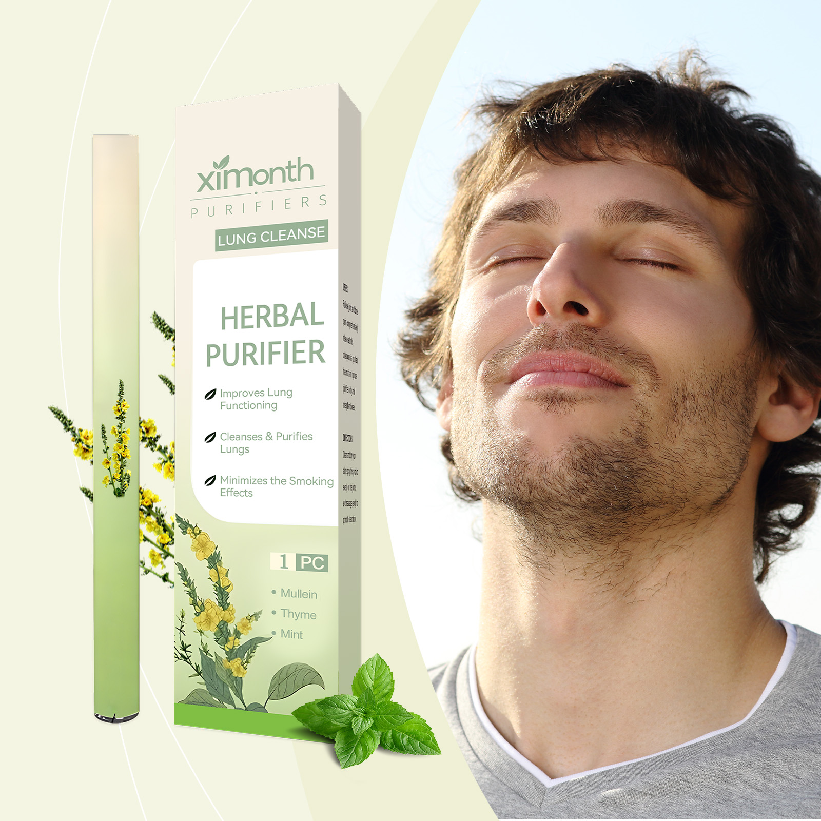 Natural Herbal Breathing Stick - đánh giá và giá Herbal Wellness For You